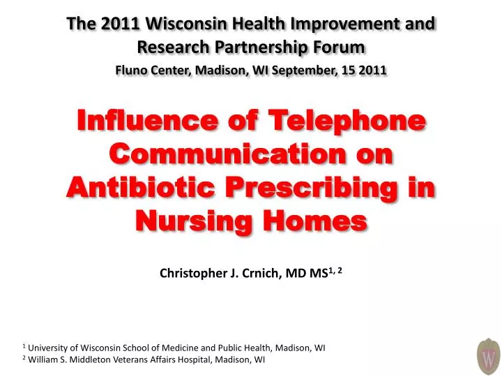 influence of telephone communication on antibiotic prescribing in nursing homes
