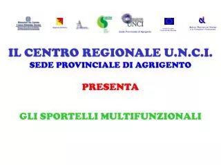 il centro regionale u n c i sede provinciale di agrigento