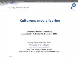 kulturens medialisering