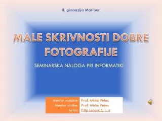 seminarska naloga pri informatiki