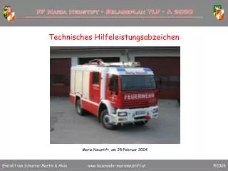 technisches hilfeleistungsabzeichen