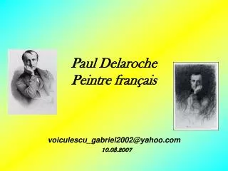 paul delaroche peintre fran ais