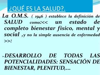 qu es la salud