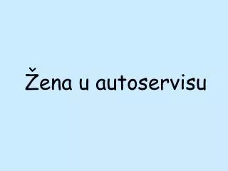 ena u autoservisu
