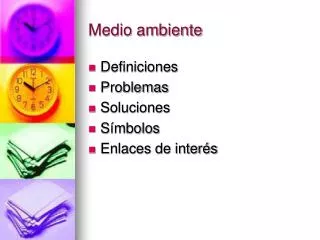 medio ambiente
