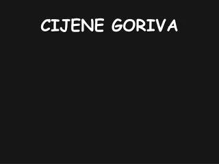 cijene goriva