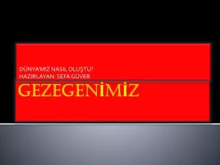 d nya miz nasil olu tu hazirlayan sefa g ver