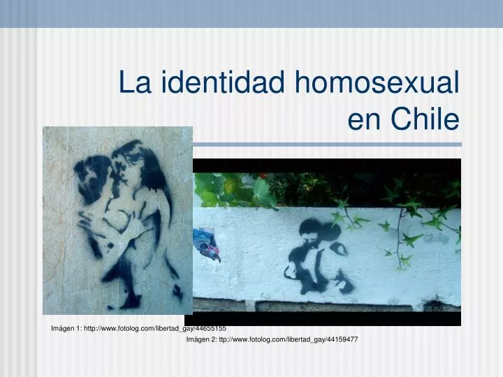 la identidad homosexual en chile