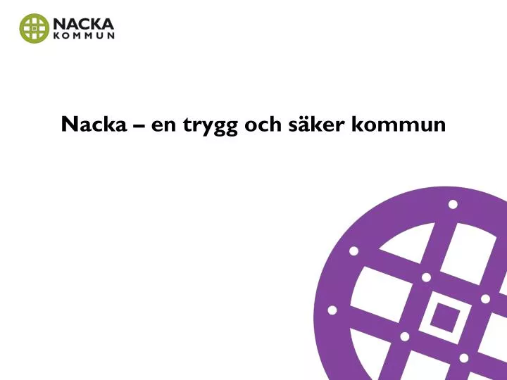 nacka en trygg och s ker kommun