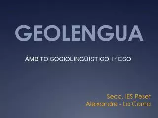 geolengua