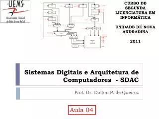 sistemas digitais e arquitetura de computadores sdac