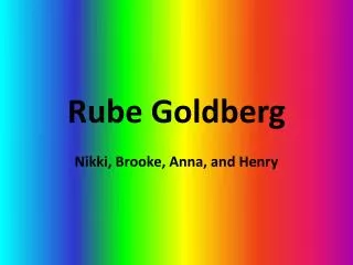 Rube Goldberg