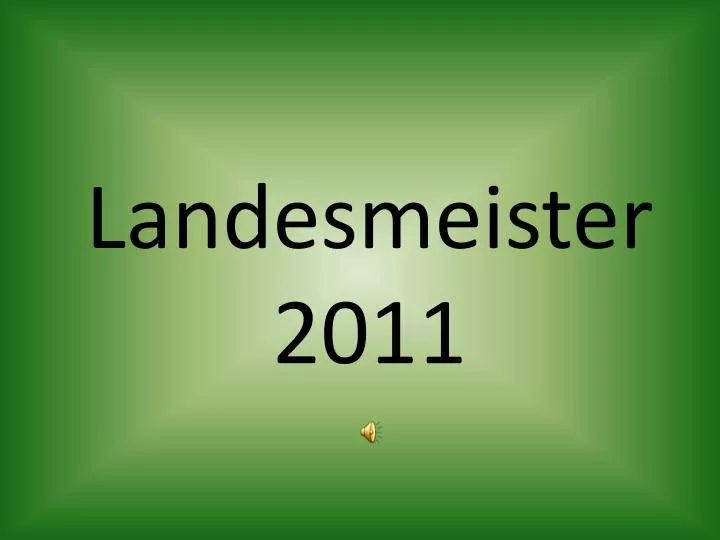 landesmeister 2011