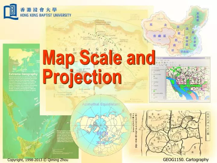 map scale and projection