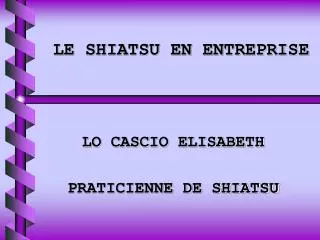 le shiatsu en entreprise