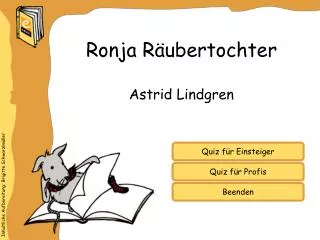 ronja r ubertochter