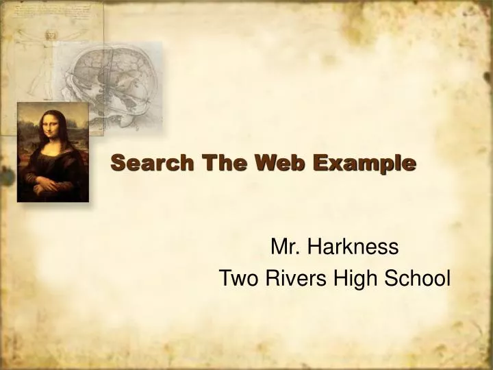 search the web example