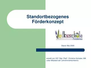 standortbezogenes f rderkonzept