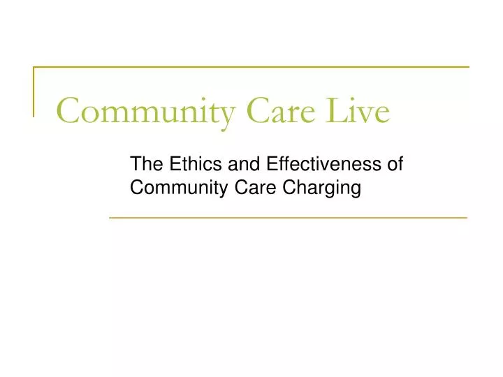 community care live