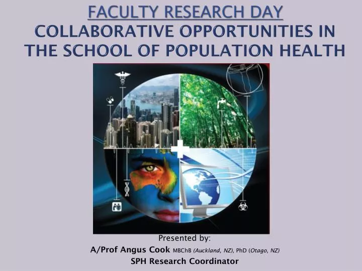 faculty research day collaborative opportunities in the school of population health