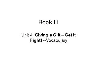 book iii