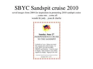 2004 Sandspit Cruise Images from the Archives