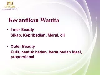 kecantikan wanita