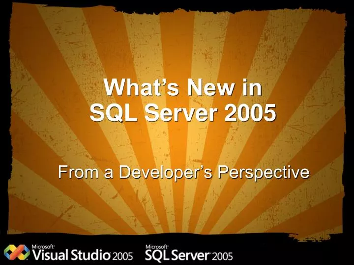 what s new in sql server 2005