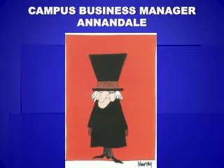 CAMPUS BUSINESS MANAGER ANNANDALE