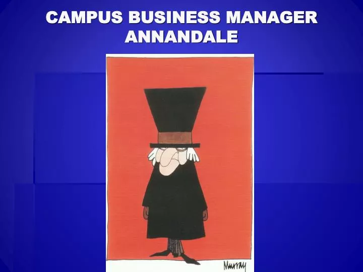 campus business manager annandale