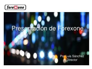 presentaci n de forexone