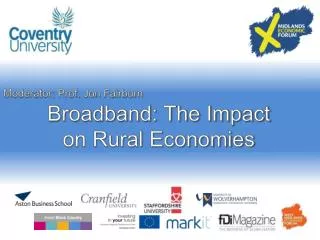 Broadband: The Impact on Rural Economies