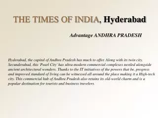 THE TIMES OF INDIA , Hyderabad