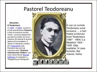pastorel teodoreanu
