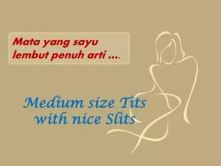 medium size tits with nice slits