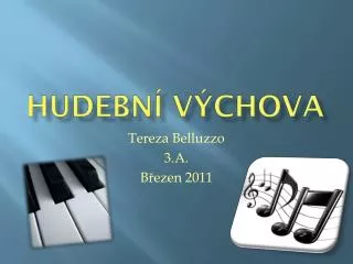 hudebn v chova