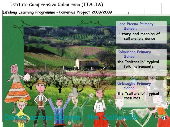istituto comprensivo colmurano italia lifelong learning programme comenius project 2008 2009