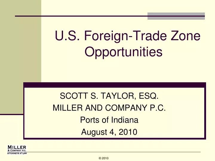 u s foreign trade zone opportunities