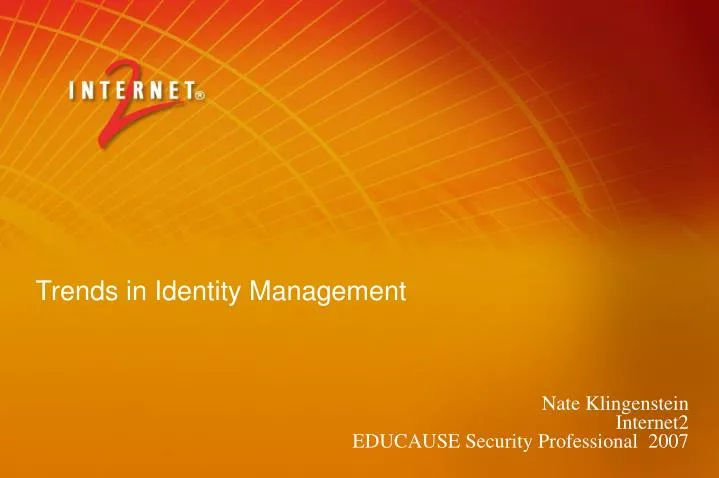 trends in identity management