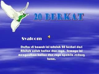 20 Berkat