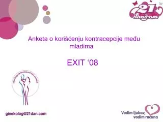 anketa o kori enju kontracepcije me u mladima exit 08