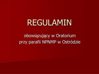 regulamin