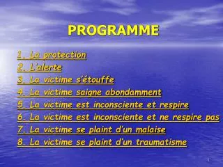programme