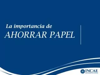 ahorrar papel