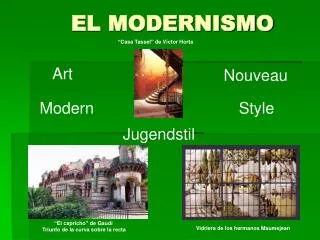 el modernismo