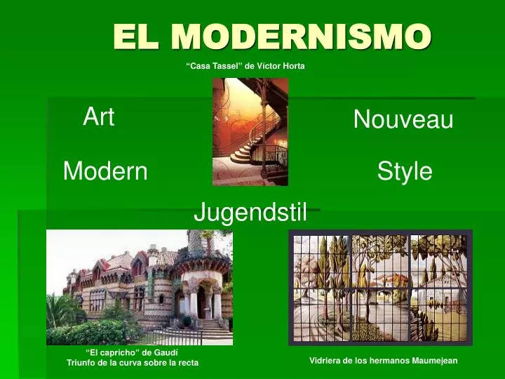 el modernismo