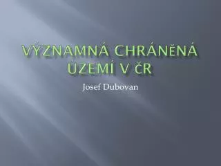 v znamn chr n n zem v r
