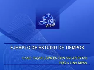 ejemplo de estudio de tiempos
