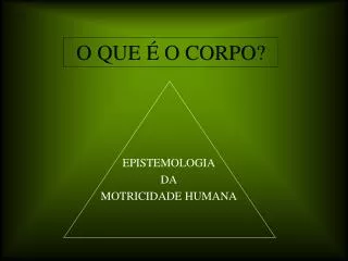 o que o corpo