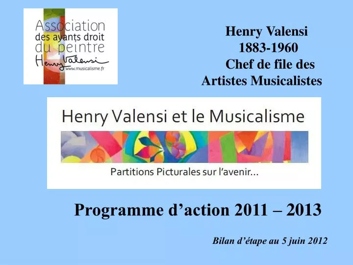 programme d action 2011 2013